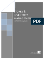 2018 ND Stores & Inventory Managemet Study Guide