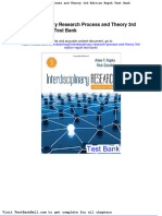 Interdisciplinary Research Process and Theory 3rd Edition Repok Test Bank