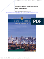 Test Bank For Economics Private and Public Choice 16th Edition William A Mceachern