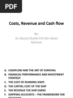 Costs, Revenue and Cash Flow