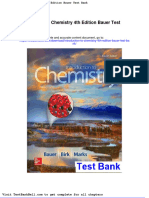 Introduction To Chemistry 4th Edition Bauer Test Bank