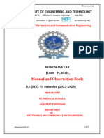 Microwave Lab Manual 2023-24