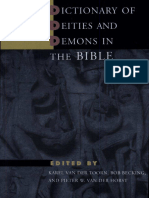 Dictionary of Deities and Demon - K. Van Der Toorn