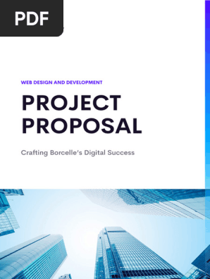 Purple and White Professional Web Design Project Proposal
