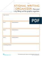 Informatinal Writing Graphic Organizer