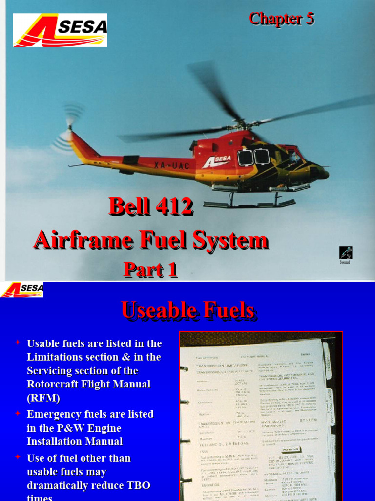 Bell 412 Hydraulic System Overview | PDF | Valve | Pump
