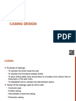 Casing Design and Cementing