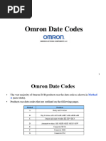 Omron Date Code