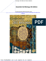 Test Bank For Essential Cell Biology 4th Edition Bruce Alberts