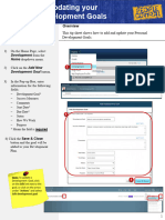 Adding Goalstoyour Personal Development Plan