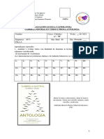 Prueba Antologia G.M. 3° FILA A