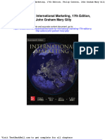 Test Bank For International Marketing 17th Edition Philip Cateora John Graham Mary Gilly