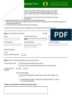 Systems Access Systems Access Request Form