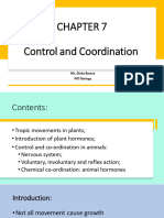 Control and Coordination: Ms. Disha Basera PGT Biology