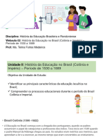 Webaula 02 - História Da Educação Brasil Colônia