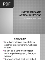 Hyperlinks and Action Buttions