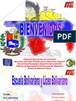  Escuelas y Liceos Bolivarianos