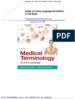Medical Terminology A Living Language 6th Edition Fremgen Frucht Test Bank