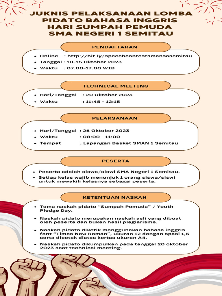 Juknis Lomba Pidato Bahasa Inggris Sman 1 Pdf