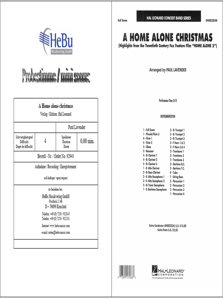 A home alone christmas pdf