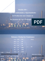 Aspectos Ambient Ales y des de Producción más Limpia en Los Sectores de Gas y Petroquímica