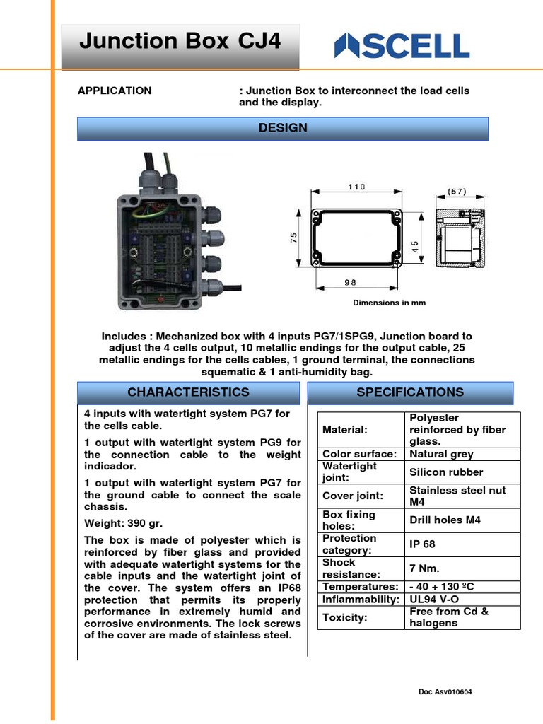 Junction Box CJ4: Design | PDF | Home & Garden | Computers