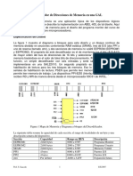 Decodificador de Direcciones de Memoria en Una GAL