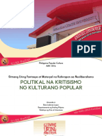 3 - Politikal Na Kritisismo