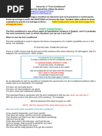 Tarea No. 3 First Conditional