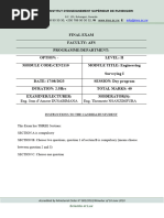 EXAM Eng. Surveying I