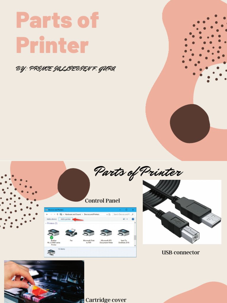 Parts of Printer PDF
