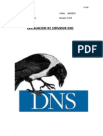 Instalacion de Servidor DNS