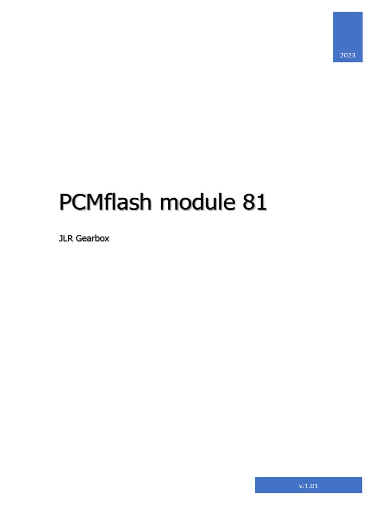 Pcmflash 81 | PDF