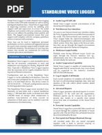 Xtend Standalone Voice Logger 4U & Datasheet