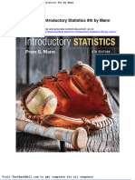 Test Bank For Introductory Statistics 9th by Mann