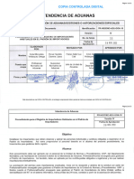 PR IAD DNO ADU GOA 10 Procedimiento para El Registro de Importadores Habituales en El Padron de Importadores. Version IV