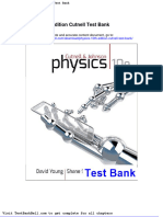 Physics 10th Edition Cutnell Test Bank