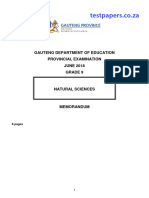 GR9 NATURAL SC (English) June 2018 Possible Answers