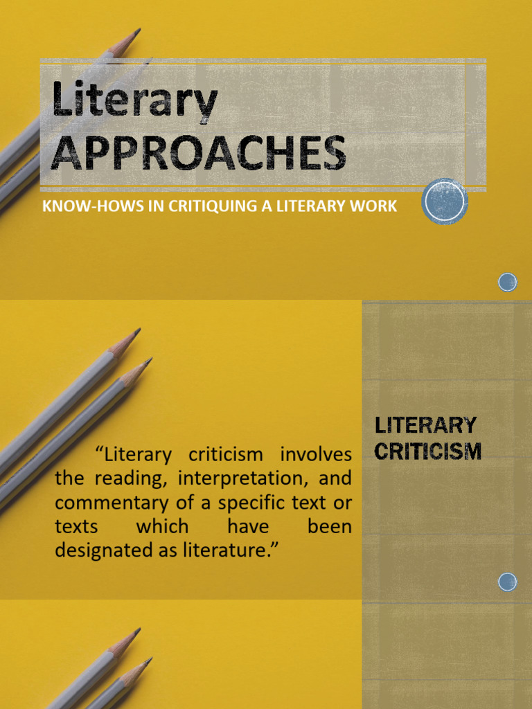 Literary Criticism PDF