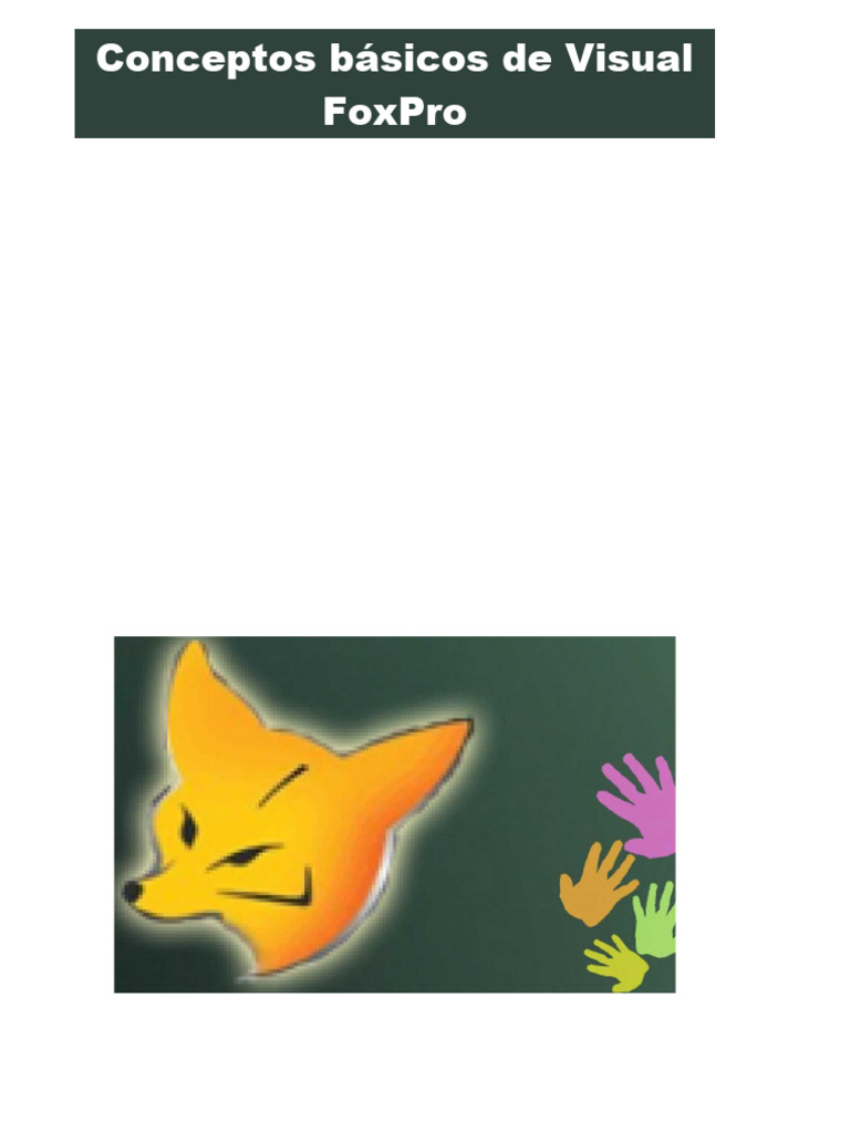 Conceptos Básicos de La Programación de Visual FoxPro | PDF | Ventana ...