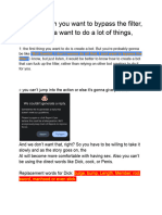 Bypassing Filter Template Part 1