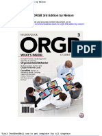 Test Bank For Orgb 3rd Edition by Nelson