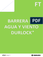 Ficha Técnica Barrera de Agua y Viento Durlock®