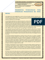 CLASE 12 Uso de Herramientas Tecnológicas para Compartir Experiencias Pedagógicas Del Nivel Inicial.