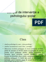 Tema 2 . Câmpul de intervenție a psihologului