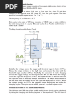 IC 555 Timer Astable Monostable Bistable Multivibrator