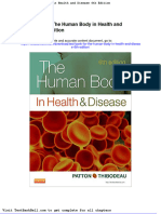 Test Bank For The Human Body in Health and Disease 6th Edition