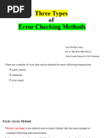 Error Checking Method