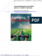 Test Bank For Exploring Management 6th Edition John R Schermerhorn JR Daniel G Bachrach