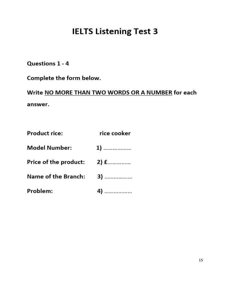 Real Ielts Exam Cam 20